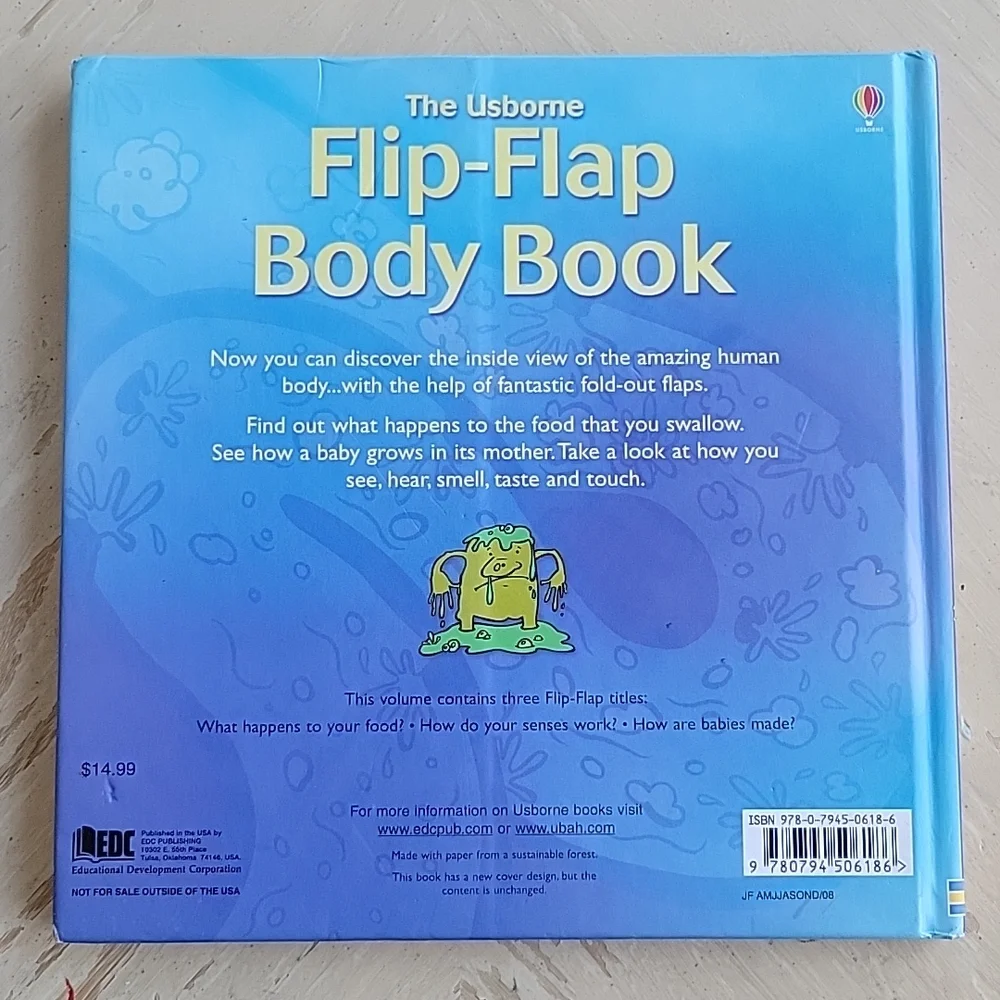 The Usborne Flip-Flap Body Book - Picture 2 of 11